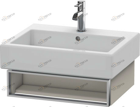 VE600409191 Тумбочка подвесная Vero #VE6004 550 x 431 мм Серо-коричневый декор Duravit