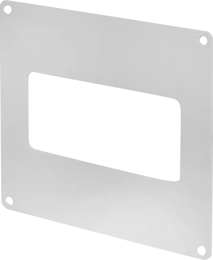 Настенная пластина EQUATION для плоских воздуховодов 55×110 мм 18156011