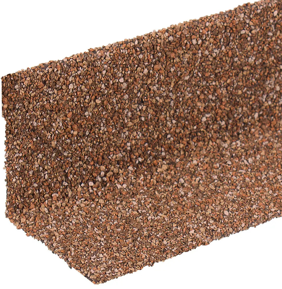 82587744 Угол внутренний гранулят Hauberk 1.25 м. красный STLM-0030804