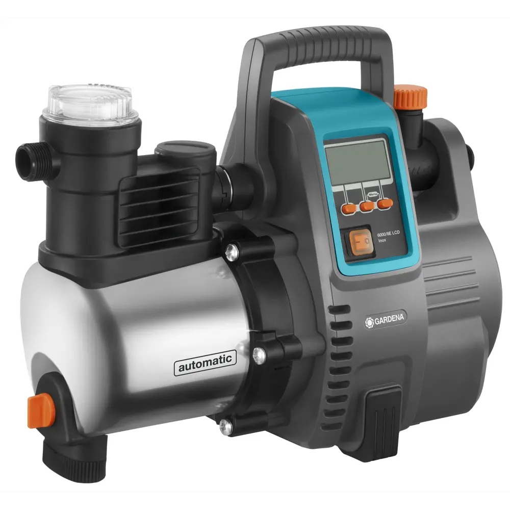 Насос садовый поверхностный Gardena 6000/6 LCD inox STLM-2137871 - Вид №2