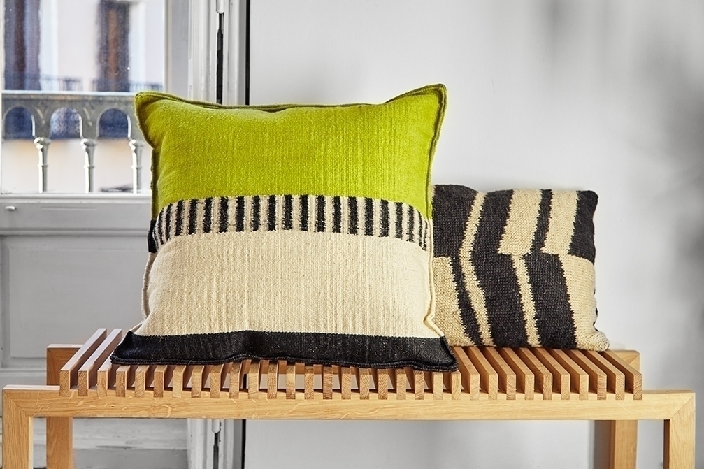 037177 Подушка Geo. Pistachio 64x64 GAN Rustic Chic - Вид №2