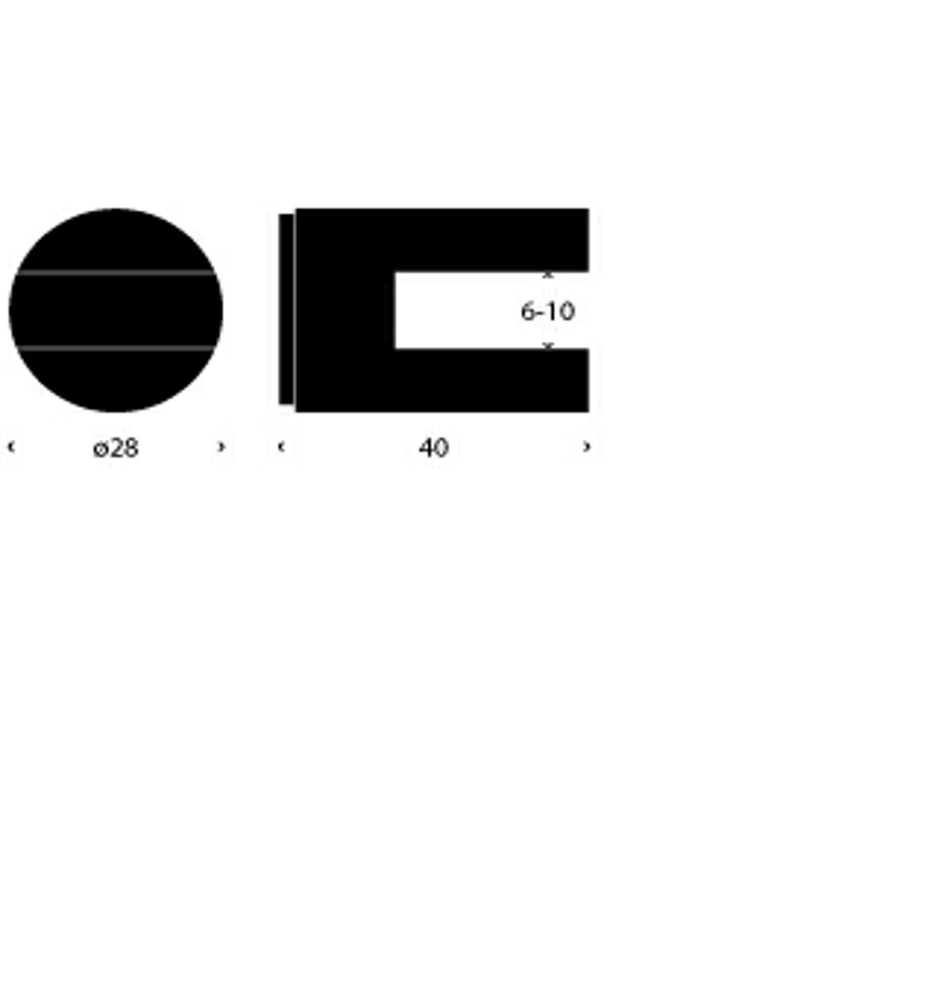 FROST Зажим для полок 5 » 2 шт. отполированный Нержавеющая сталь Полированный O1933  - Вид №3