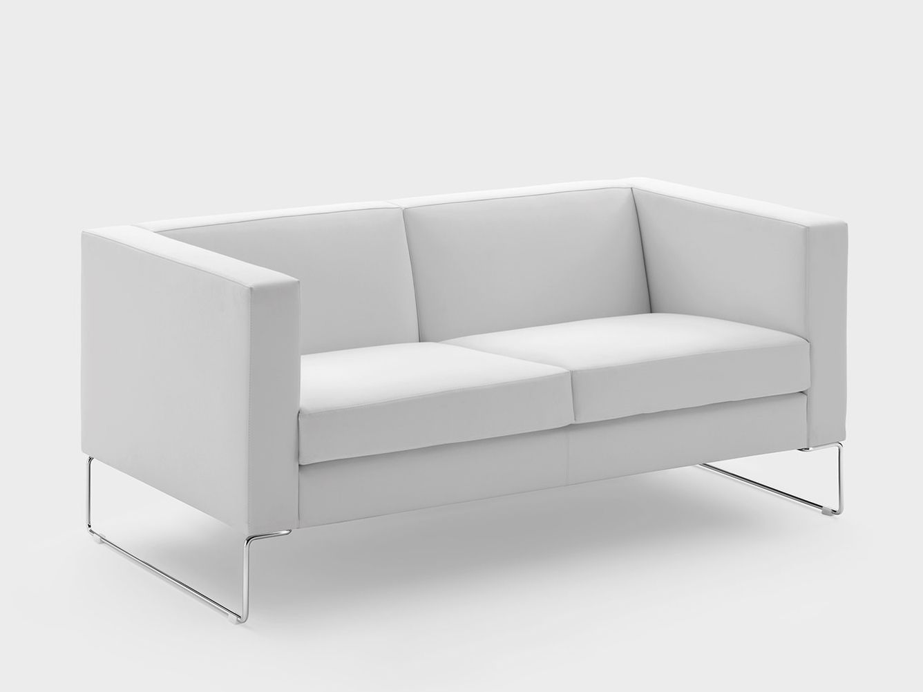 2-местный кожаный контрактный диван Viganò Cubiko ARCH-00122834 - Вид №1