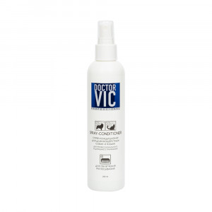 ПР0058490 Спрей-кондиционер для собак и кошек для облегчения расчесывания длинношерстных 200мл DOCTOR VIC