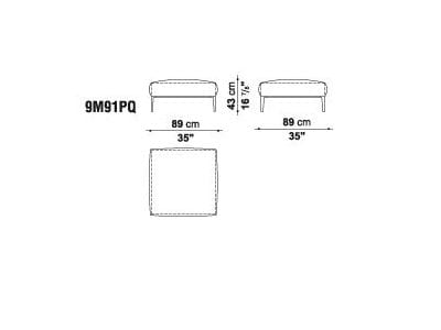 Кожаный угловой диван B&B Italia Michel ARCH-00098797 - Вид №39