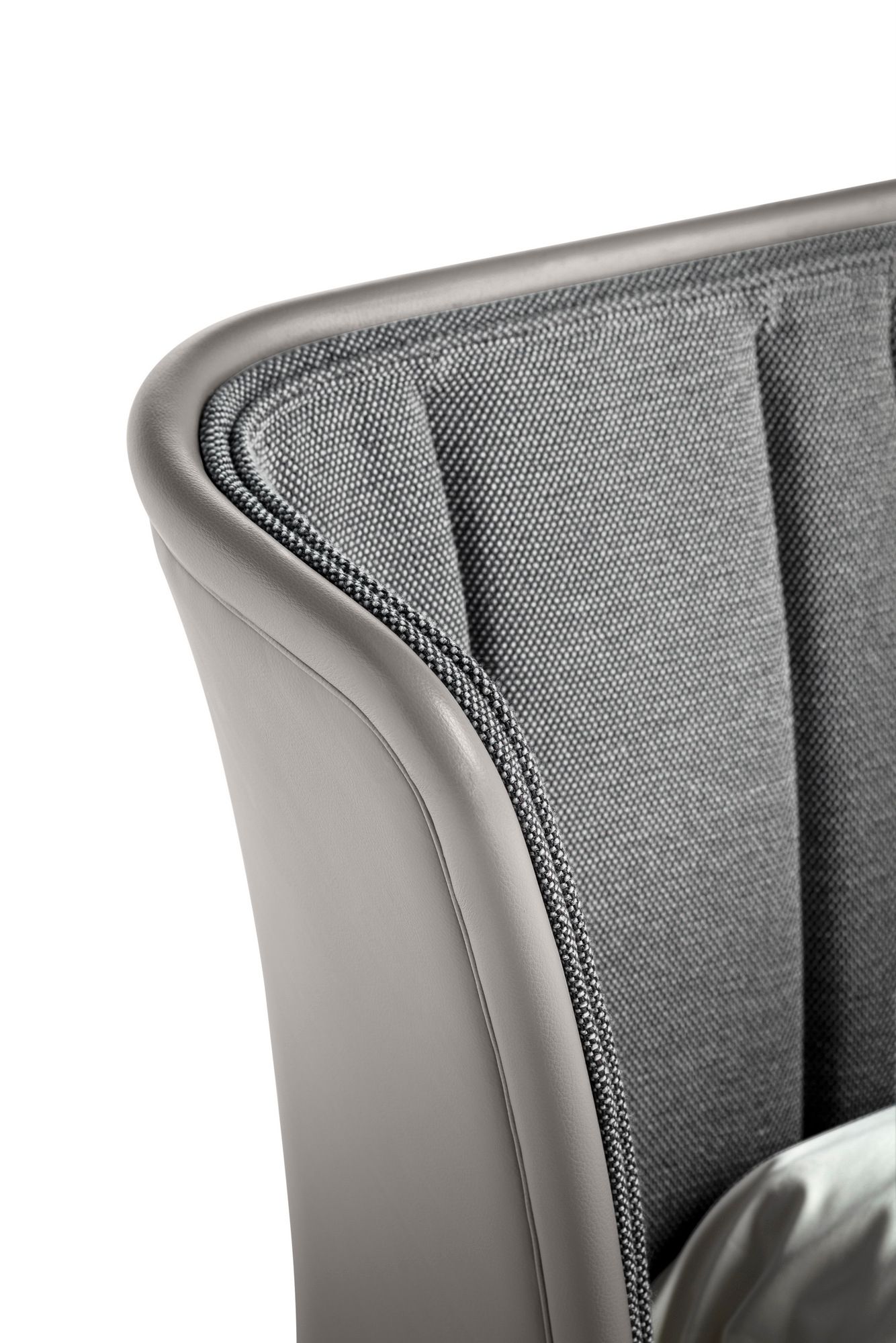 Двуспальная кровать из ткани с мягким изголовьем Poltrona Frau ночь-кровати ARCH-00036386 - Вид №5