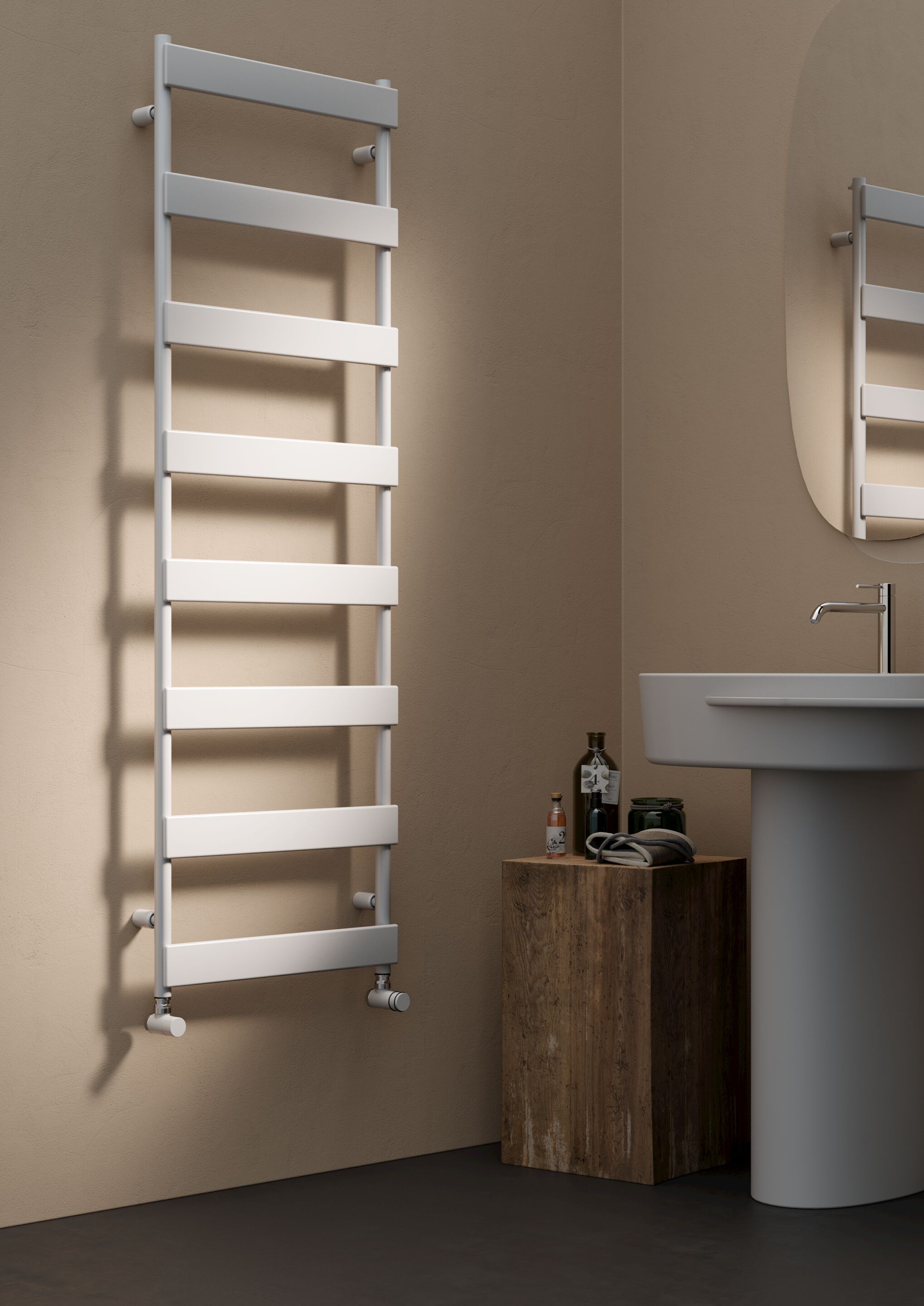 Настенный полотенцесушитель из углеродистой стали Tubes основы ARCH-00147307 - Вид №1