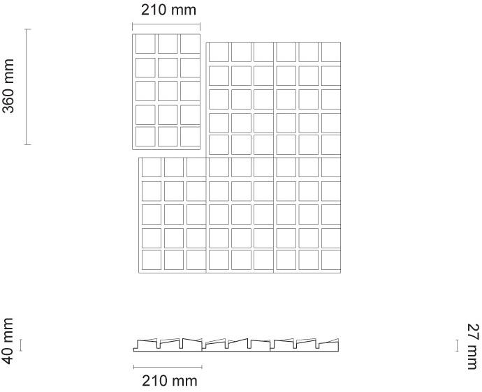 URBI et ORBI Трехмерная облицовка из бетона sun-id-1375480 - Вид №4
