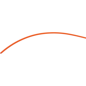 Универсальная леска TECH-KREP 1 мм 100 м красно-оранжевая для рыбалки 85485348