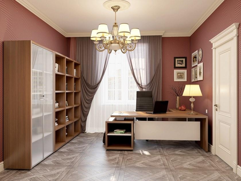 CUF Milano Угловой стол со встроенной полкой Brera sun-id-1495716 - Вид №2