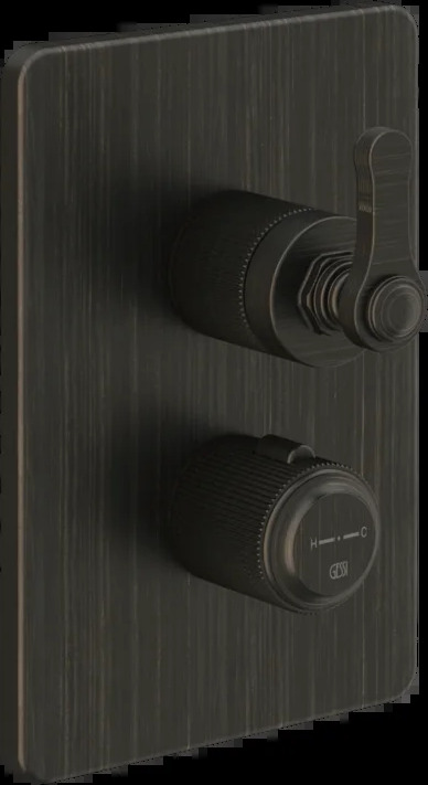 Смеситель для душа 65133 187 Gessi Venti20 СОСТАРЕННАЯ БРОНЗА