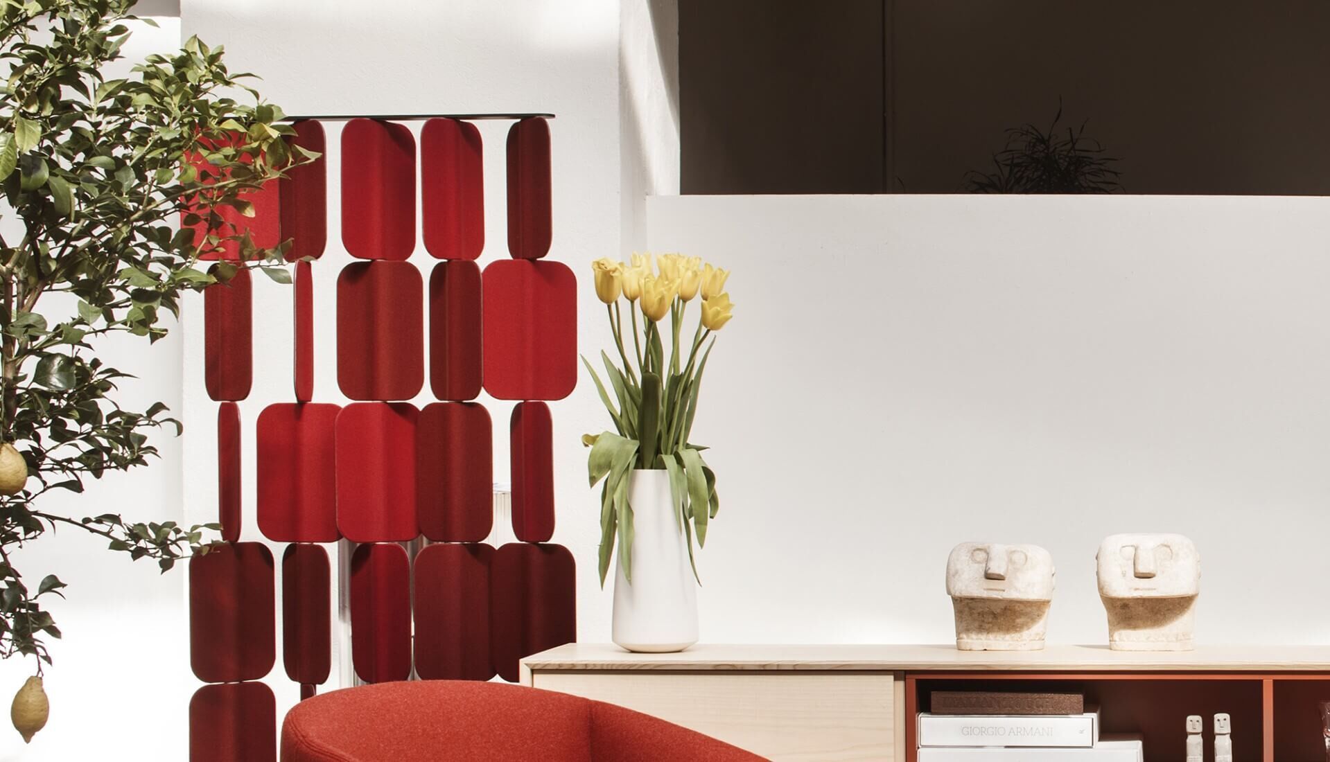 Подвесная перегородка из ткани True Design патч ARCH-00150598 - Вид №6