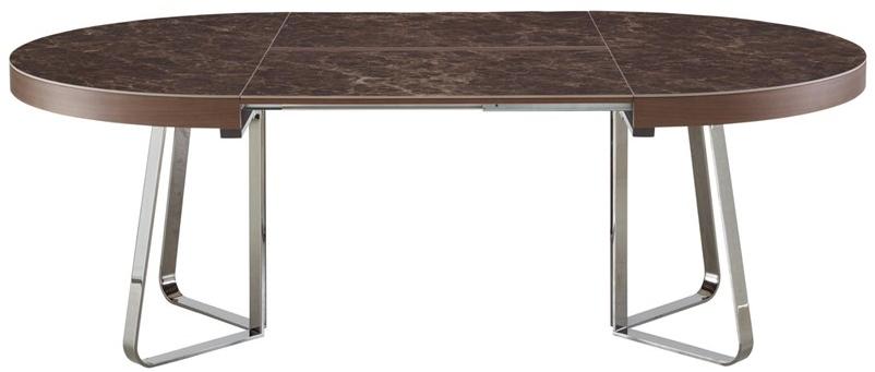 Ligne Roset Раздвижной круглый обеденный стол из керамогранита  0e50ds30-0050ds2n  - Вид №1