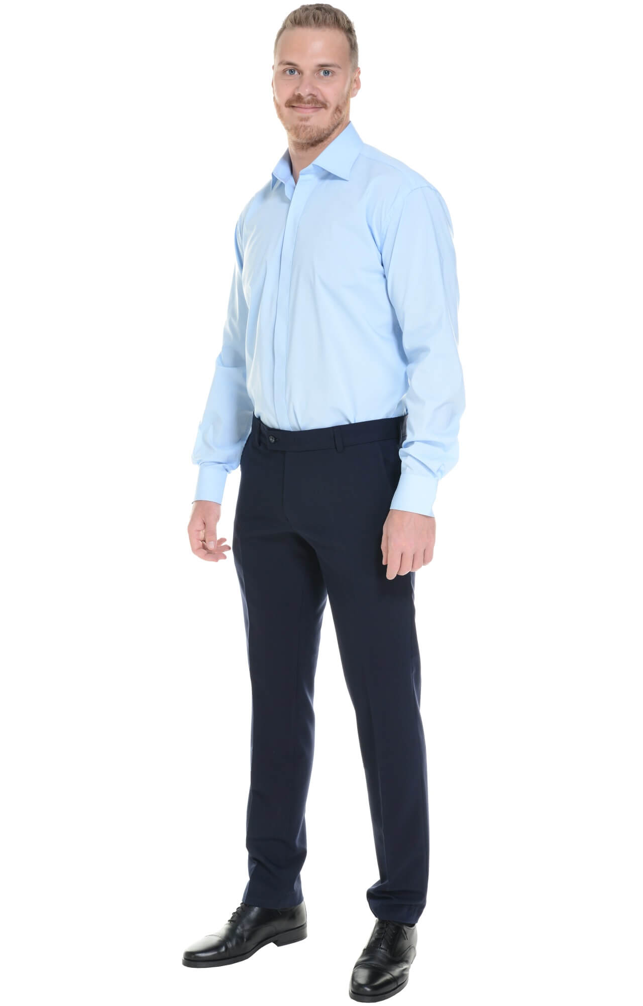 61903 Брюки  мужские dark blue El-Risto  Одежда для официантов  размер 54/176  - Вид №4