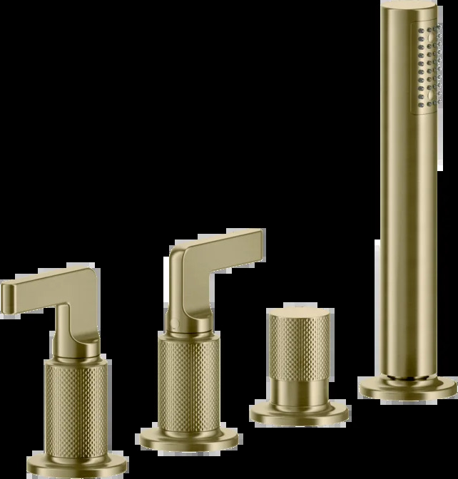 Смеситель для ванны 58043 727 Gessi Inciso ЛАТУНЬ МАТОВАЯ PVD