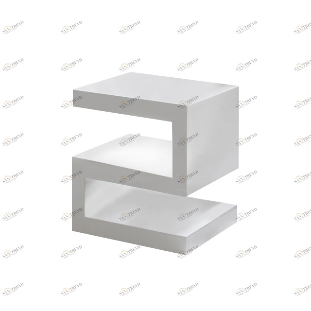 Журнальный столик дизайнерский белый 50 см Strada ESF FASHION 043987 Белый