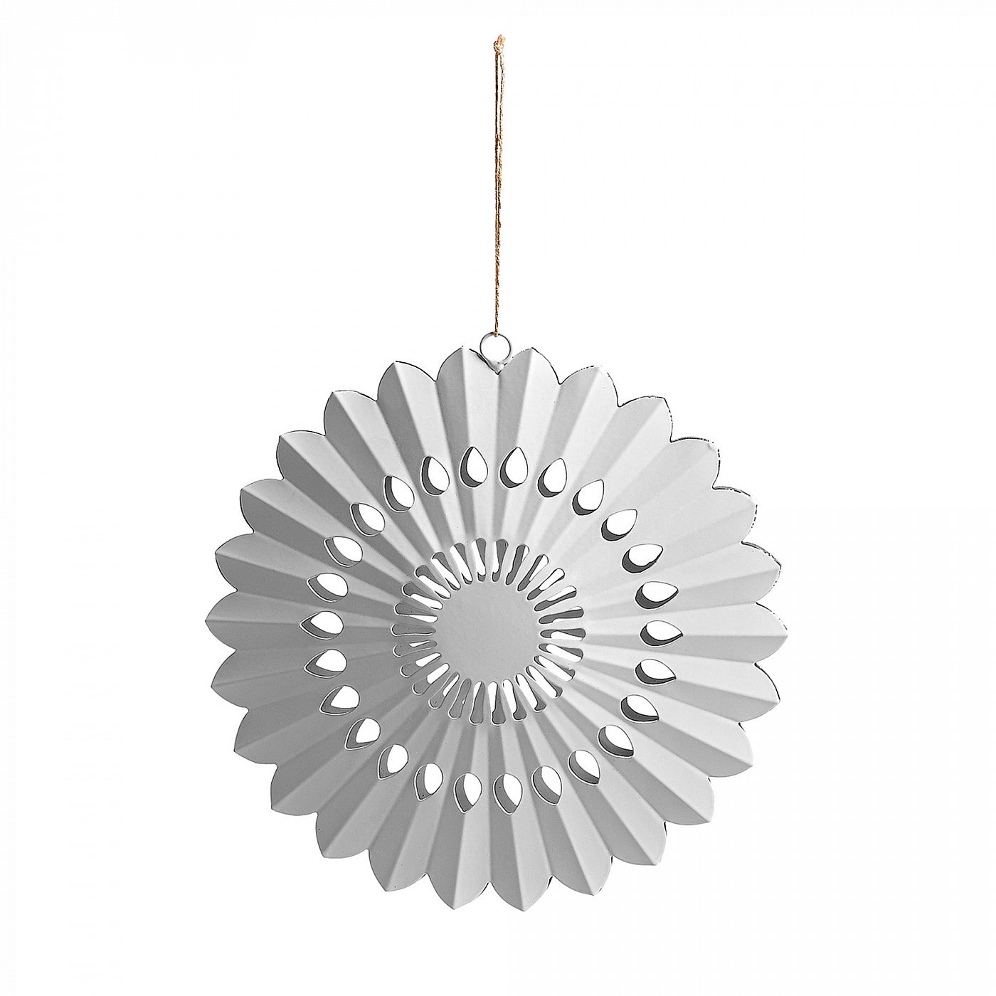 064828 Подвес декоративный Coast 20 см белый La Forma Berthile  - Вид №1