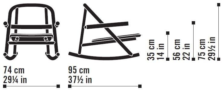 Very Wood Кресло-качалка из дерева с подлокотниками Unam sun-id-1396997 - Вид №9