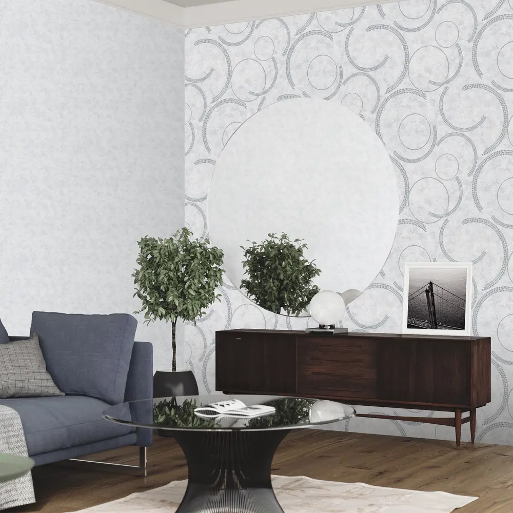 Обои флизелиновые Ornamy Diva серые 1.06x10 м OR8035-11 STLM-2049799 - Вид №3