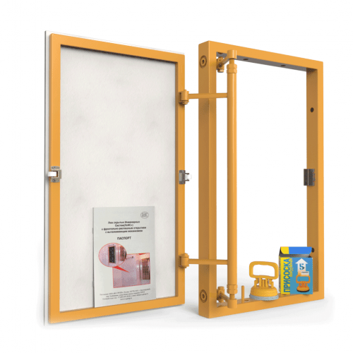 Ревизионный люк под плитку, распашной с регулировкой на присоске 300Х400 ВОЗРОЖДЕНИЕ sun-id-1025079 - Вид №3