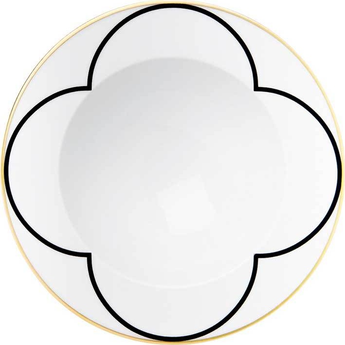 10564687 Sieger by Furstenberg Тарелка для пасты глубокая Sieger by Furstenberg "Мой фарфор! Золотой дворец" 23см Фарфор 