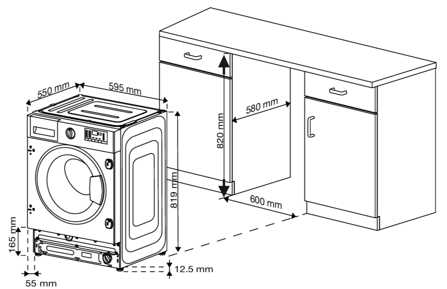 9242087 Встраиваемая стиральная машина Hotpoint WBIH 7290 VWB STDN-0036573 - Вид №5