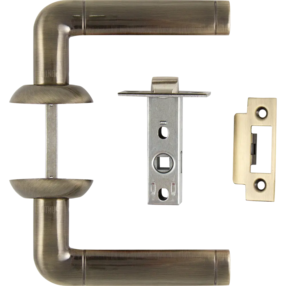 Комплект дверных ручек Set45/A Rex TL, цвет бронза PUNTO STLM-2117861 - Вид №3