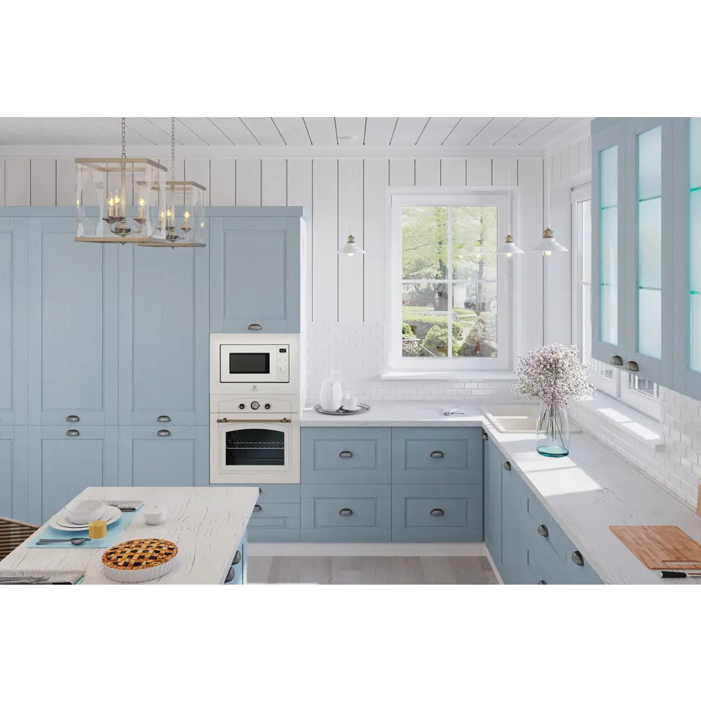 Фасад кухонный Томари Delinia ID голубой МДФ с ПВХ-покрытием 82011021 STLM-0017398 - Вид №9