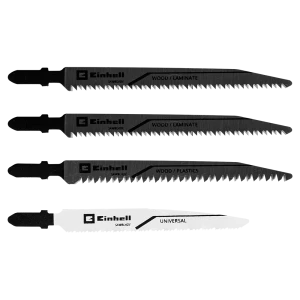 Набор пилок для электролобзика по дереву/металлу/пластику Einhell 625427, 4 шт.