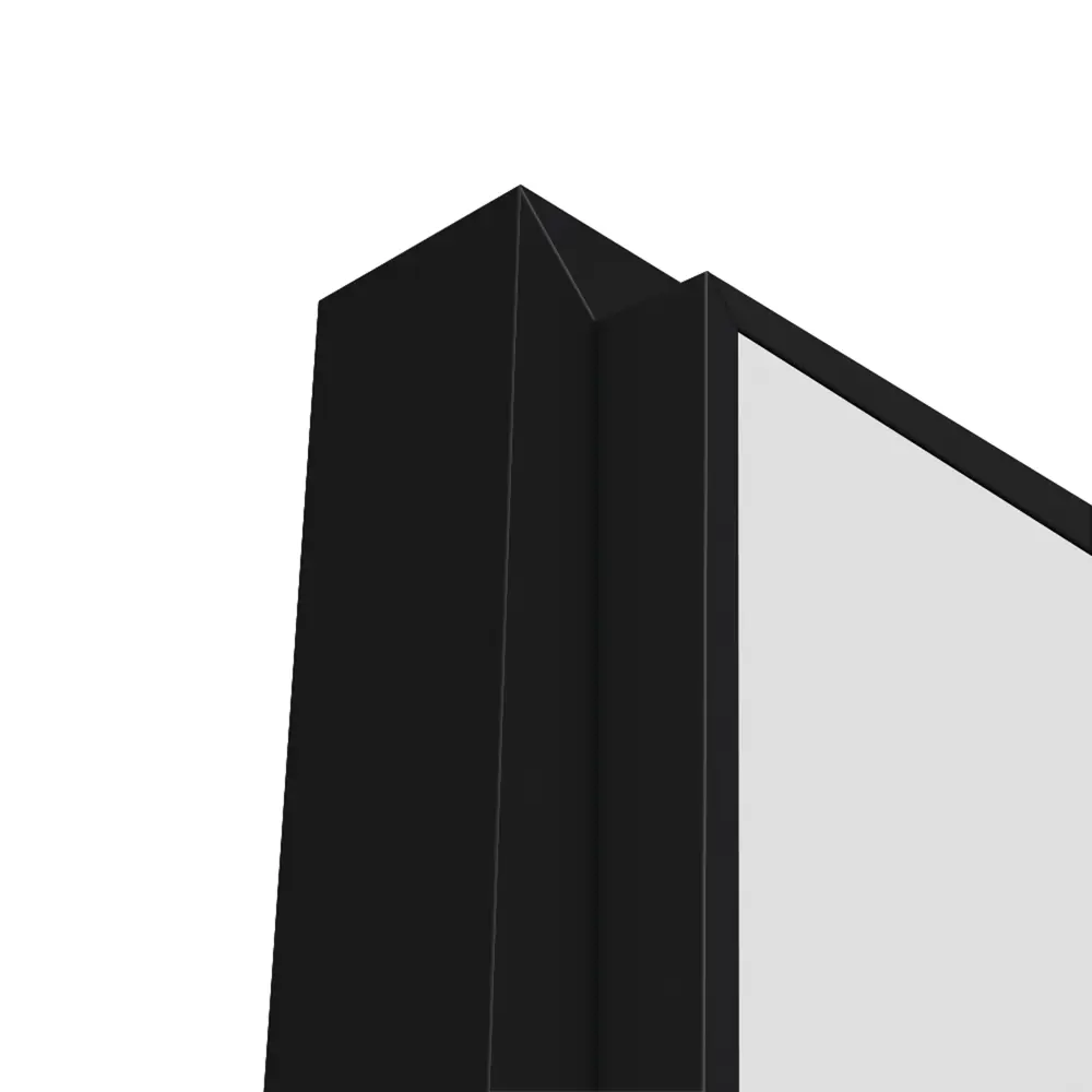 Дверь межкомнатная глухая Invisible Opt 70x200 см левая алюминий цвет белый с черной кромкой 89439055 STLM-2145726 VELLDORIS  - Вид №4