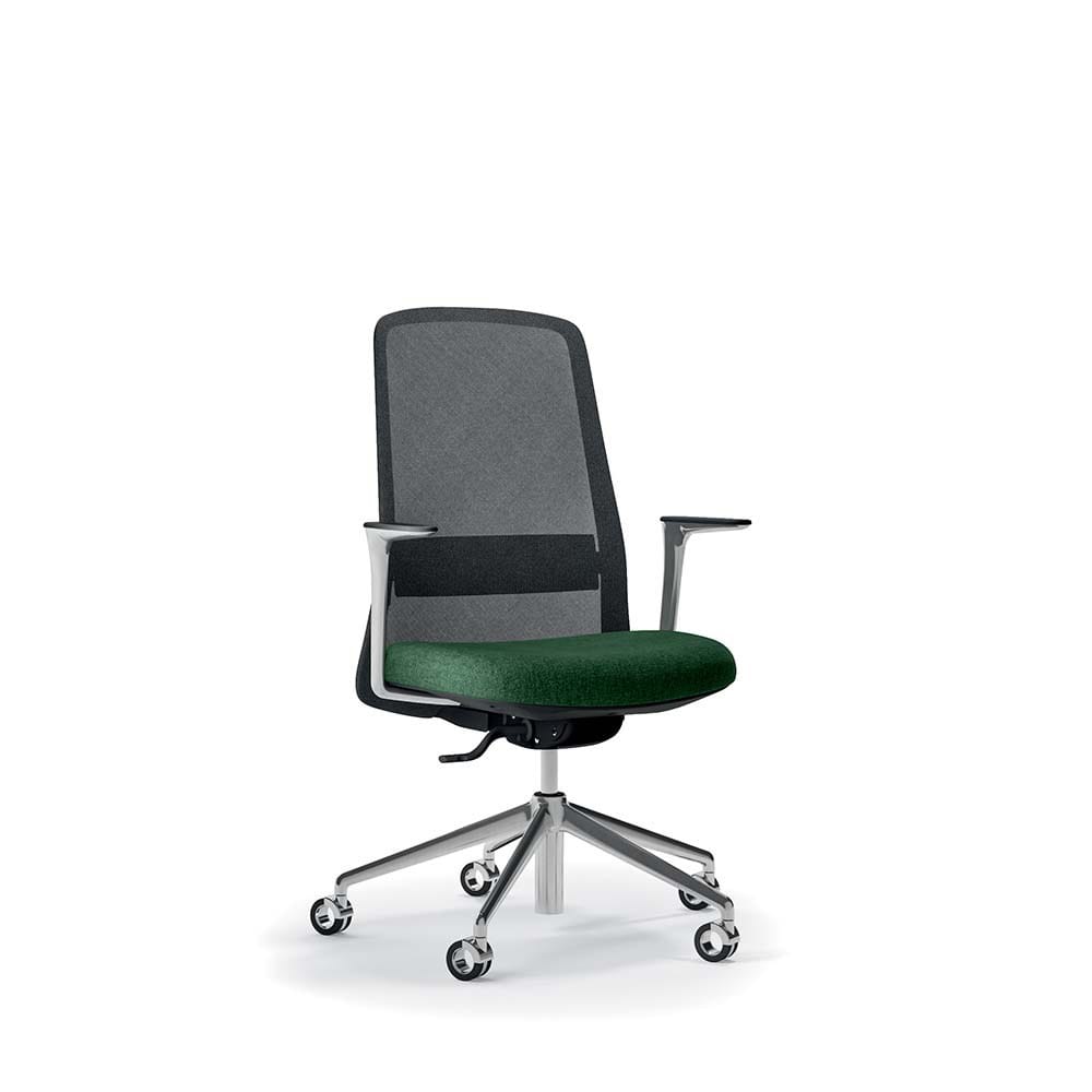 Вращающееся офисное кресло с колесами Quadrifoglio Group дизайн-офис ARCH-00073161 - Вид №3