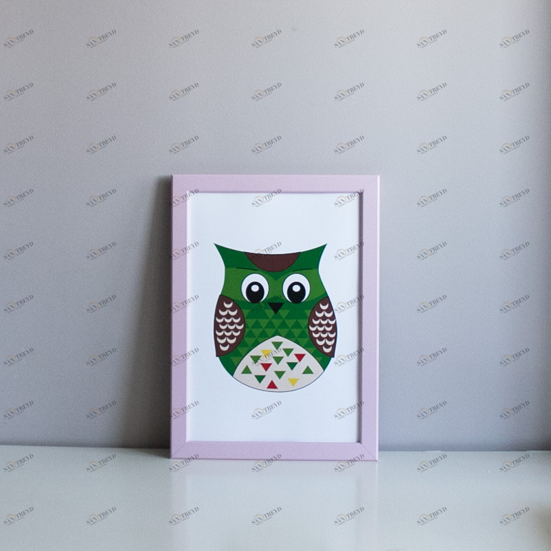 Постер Green Owl VAMVIGVAM  282198 Зеленый Santreyd 