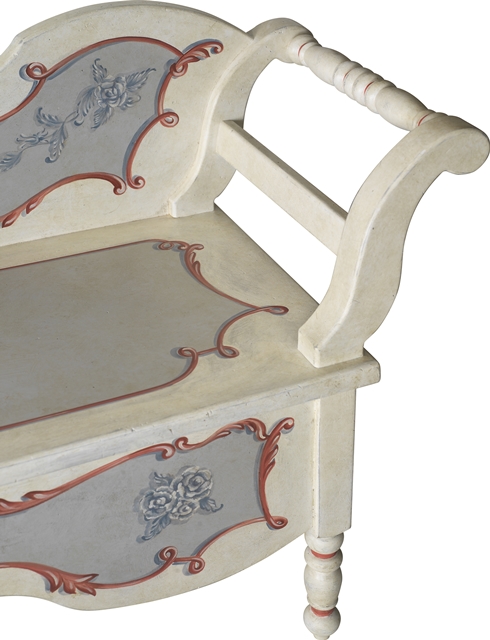 T1130 Tifernoit Скамейка с декором "Fiori & Nastri" Ingresso  - Вид №3