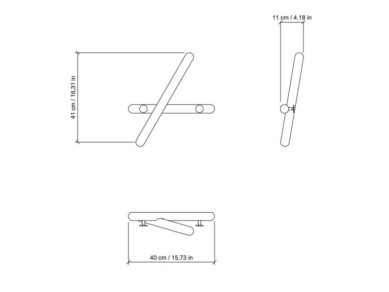 Настенная вешалка из массива дерева Morica Design Enjoy ARCH-00146854 - Вид №9