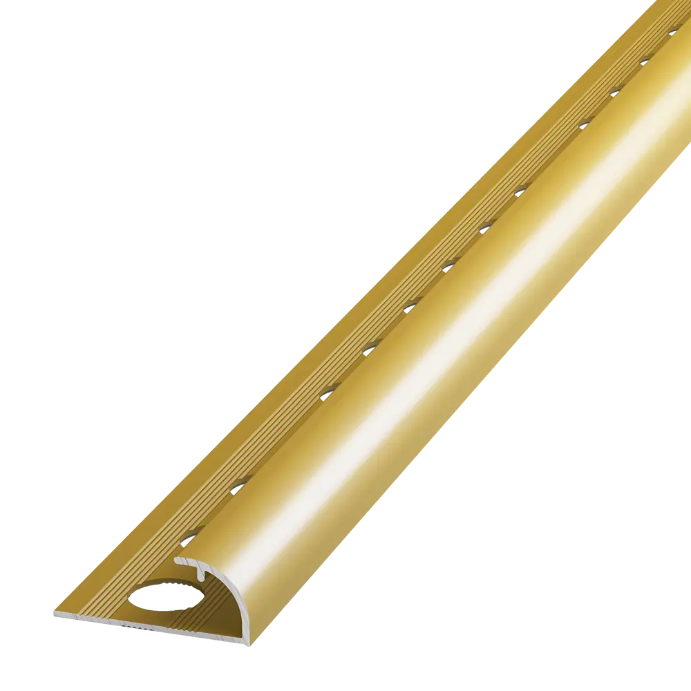 Наружный профиль ALPROFI для защиты углов плитки золотистый 270 см 18186405 STLM-0009901