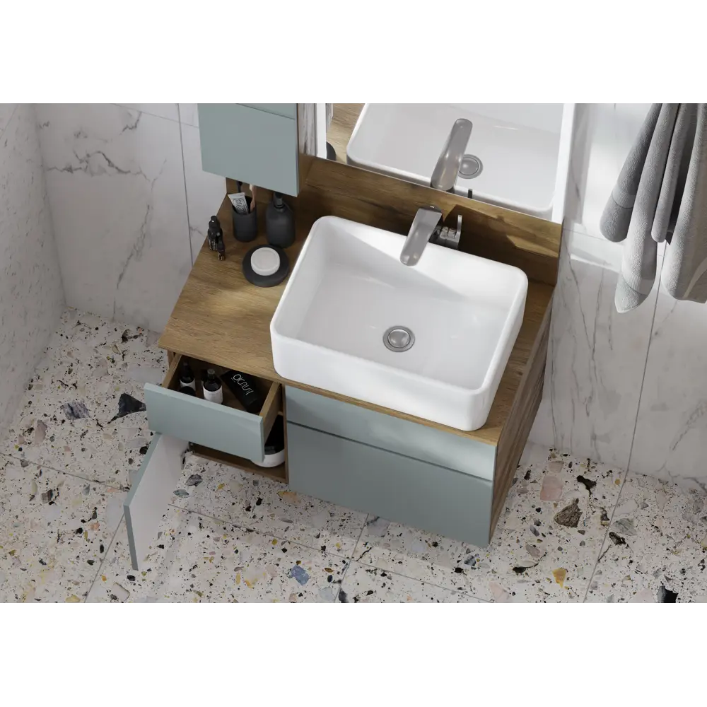 Roca Mila — фарфоровая раковина для столешницы с глубокой чашей 85121293 STLM-0059078 - Вид №3