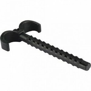 Дюбель-крюк двойной, для труб d=32мм, длина 80мм STOUT