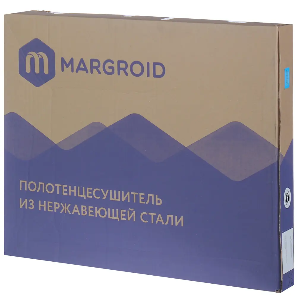 Полотенцесушитель водяной М 81/10 80x50 см, нержавеющая сталь 81991033 STLM-2182127 МАРГРОИД  - Вид №3