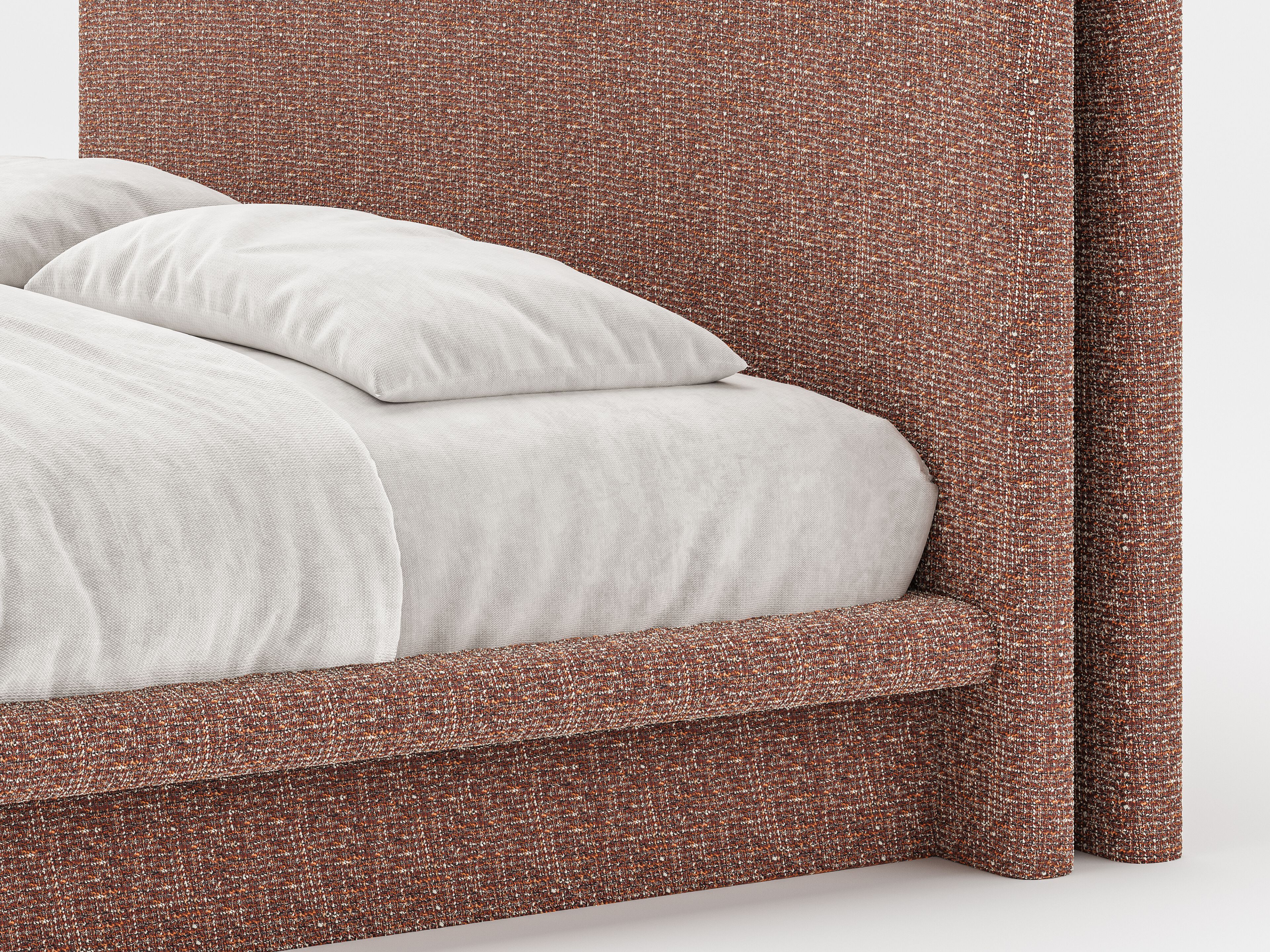 Двуспальная кровать с мягким изголовьем Woodsoft NOLA 2 ARCH-00053793 - Вид №2