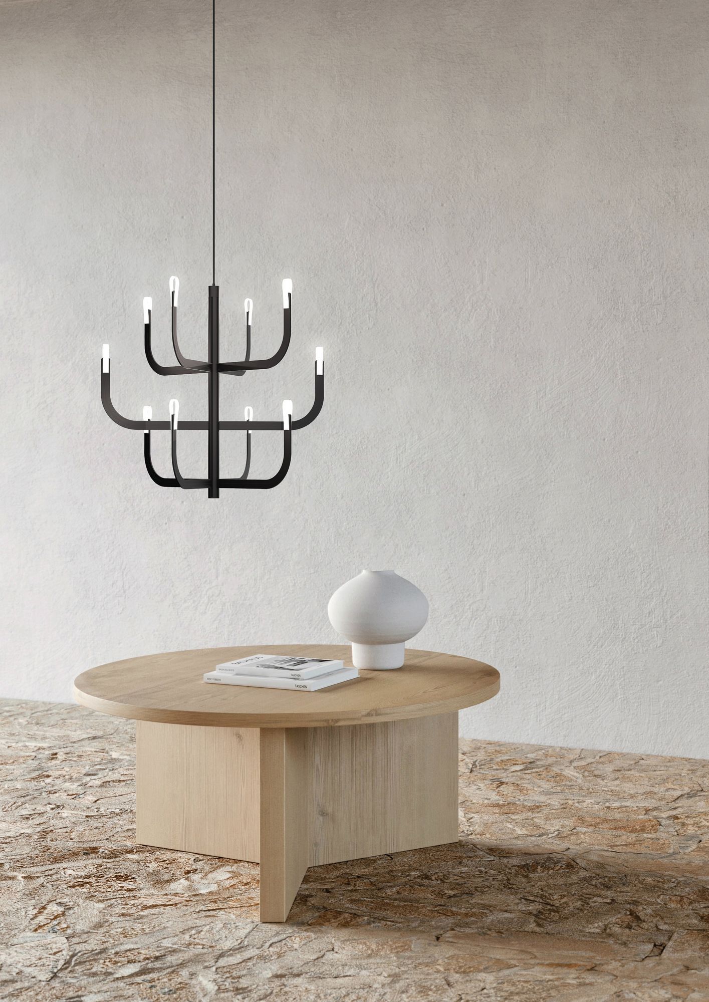 Алюминиевая светодиодная люстра LUCEPLAN J-US ARCH-00085504 - Вид №2