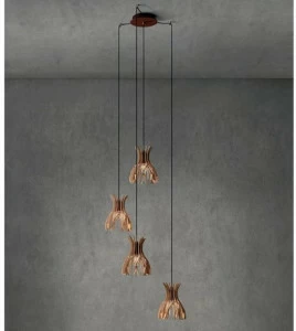 BOVER Led подвесной светильник из дерева Dome S/20/4l