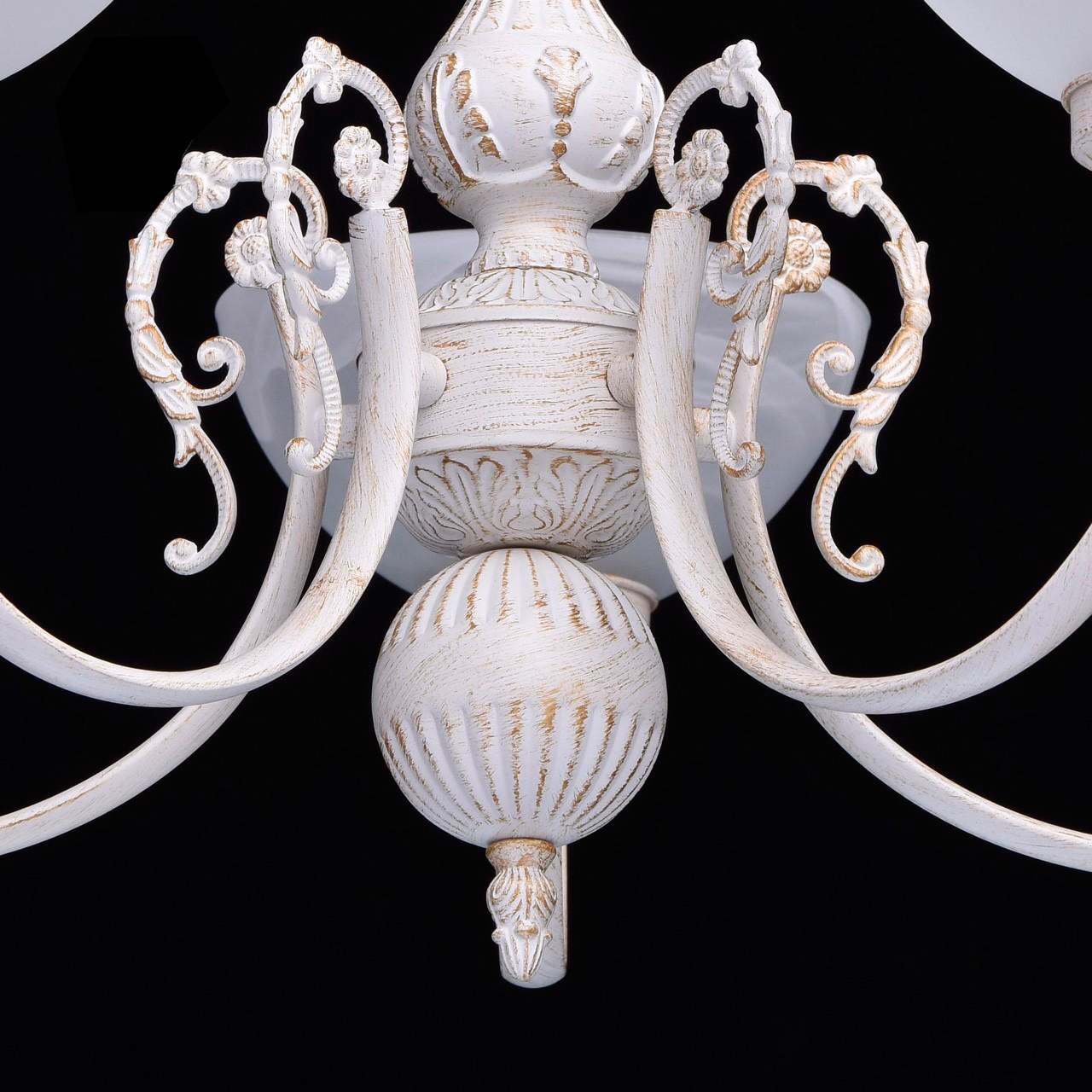 Подвесная люстра MW-Light Олимп 5 318013905 MW-LIGHT ДИЗАЙНЕРСКИЕ, ОЛИМП 185567 Белый  - Вид №3