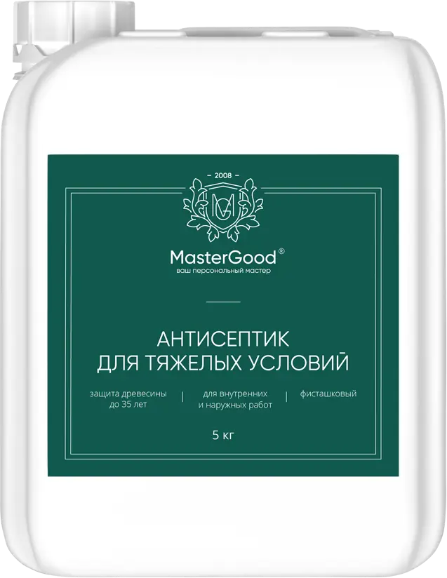 GOOD MASTER Антисептик для древесины фисташковый 5 кг 83733953