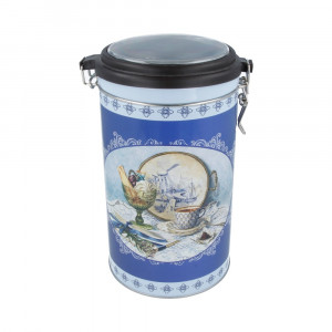 37636 Емкость для сыпучих продуктов 02 11 x 19 см "Синий натюрморт" Феникс-Презент