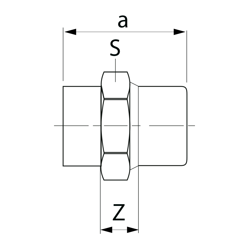 3340R010000000 Разъемные соединения Tece  - Вид №1