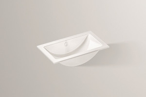 2250700400 Раковина, встраиваемая под столешницу, ub.r585, белая, для простого ухода Alape серия R