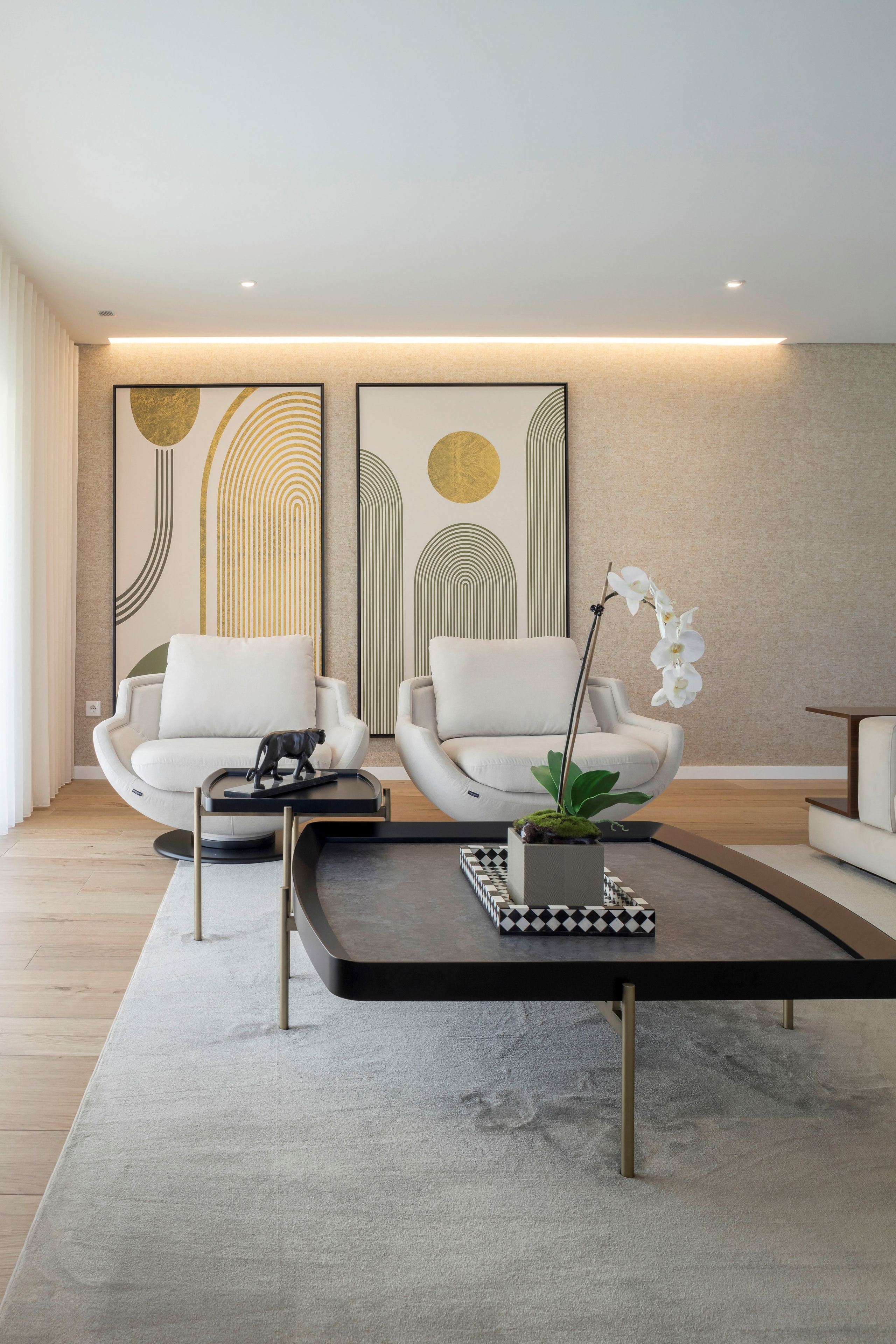 Железный прямоугольный низкий журнальный столик Stylish Club Capri ARCH-00135292 - Вид №11