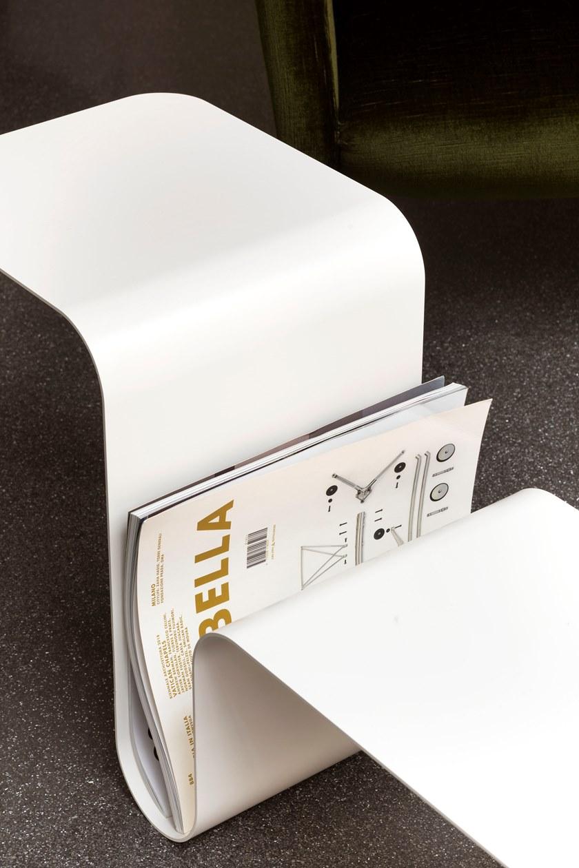 True Design Стол из листового металла с журнальной стойкой Wave Wat000 - Вид №2