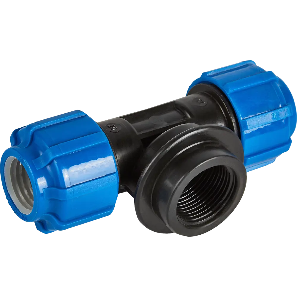 Тройник ПОЛИТЭК ТПК-Аква 20x3/4"x20 мм для водопровода 82382641 STLM-1488319