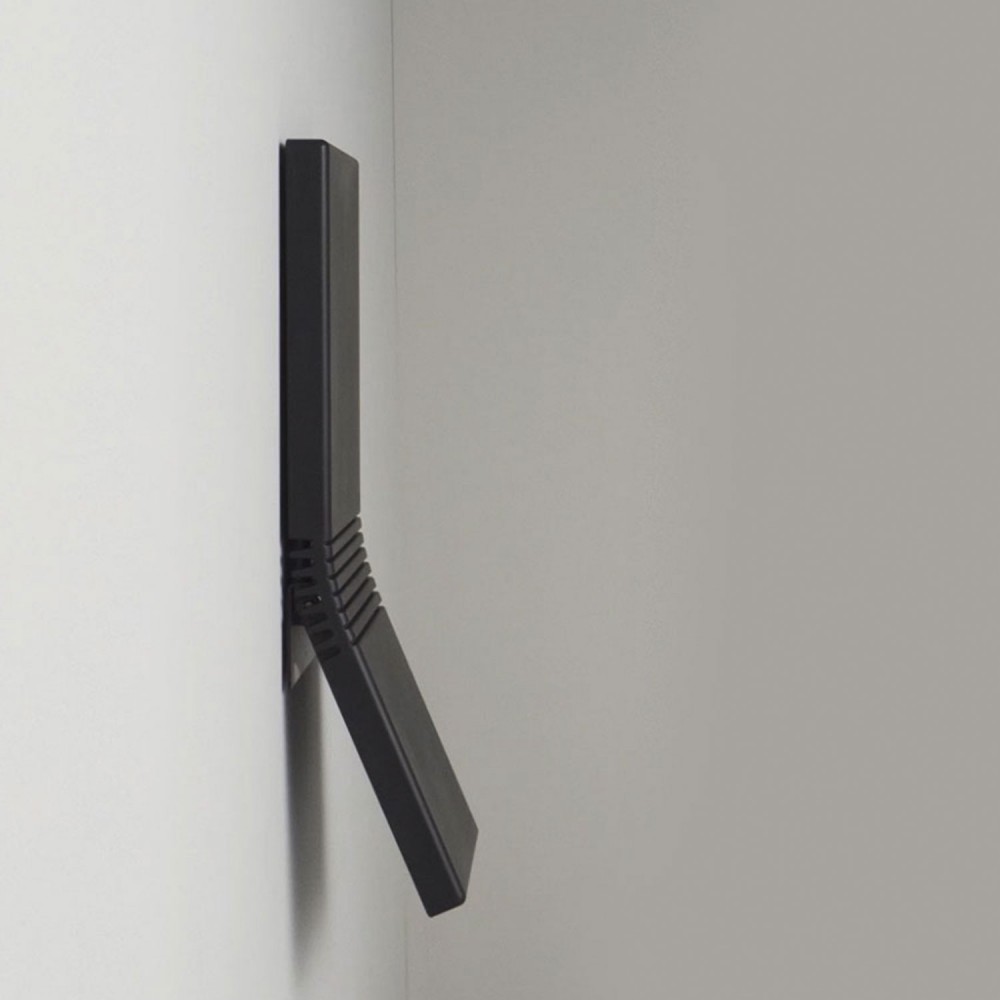 EVTKTYNEVER Life Design Выдвижное сиденье для душа в матовом черном и белом матовом цвете - Tuck Type  Черный  - Вид №5